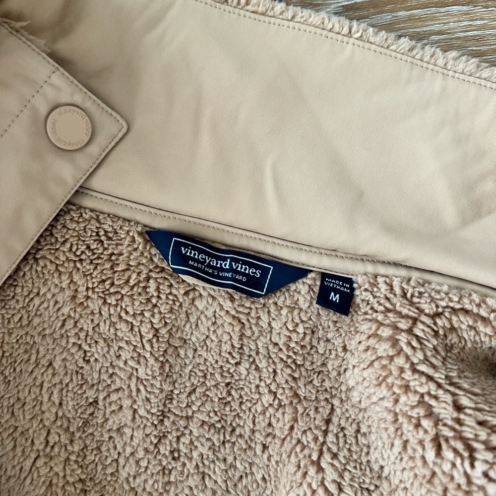 Vineyard Vines Tan Teddy Jacket - Picture 3 of 3